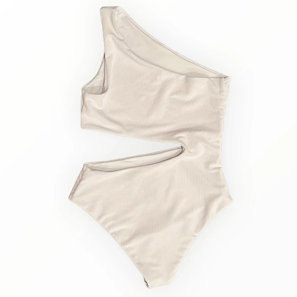 Beach Riot Celine Ribbed One-Piece Size Large - Picture 7 of 12